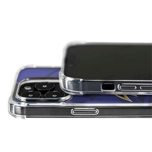 NFL Baltimore Ravens Double Vision iPhone 15 Pro MagSafe Case